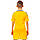 Дитяча футбольна форма УКРАЇНА для хлопчиків CO-1006-UKR-13 жовтий, фото 3
