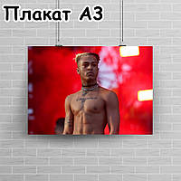 Плакат А3, XXXTentacion 8