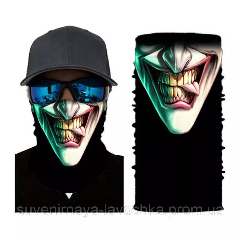 Мото бафф Mad Joker. Качественная бафф на лицо