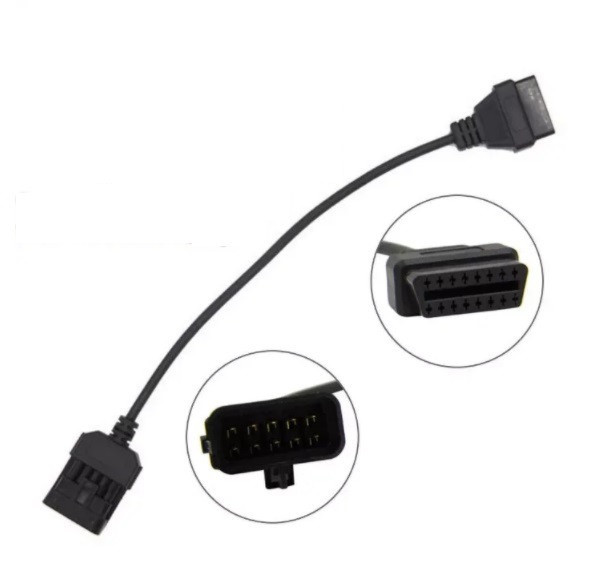 Перехідник адаптер для сканера Opel 10 pin -16 пін obd2