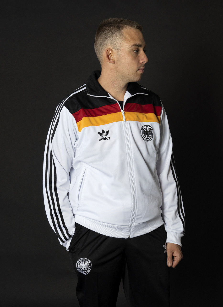 Чоловічий спортивний костюм Адідас Гамбург Німеччина білий Adidas Австрія Спортивні костюми великі розміри