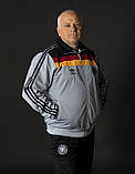 Чоловічий спортивний костюм Адідас Гамбург Німеччина сірий Adidas Австрія Спортивні костюми великі розміри, фото 3