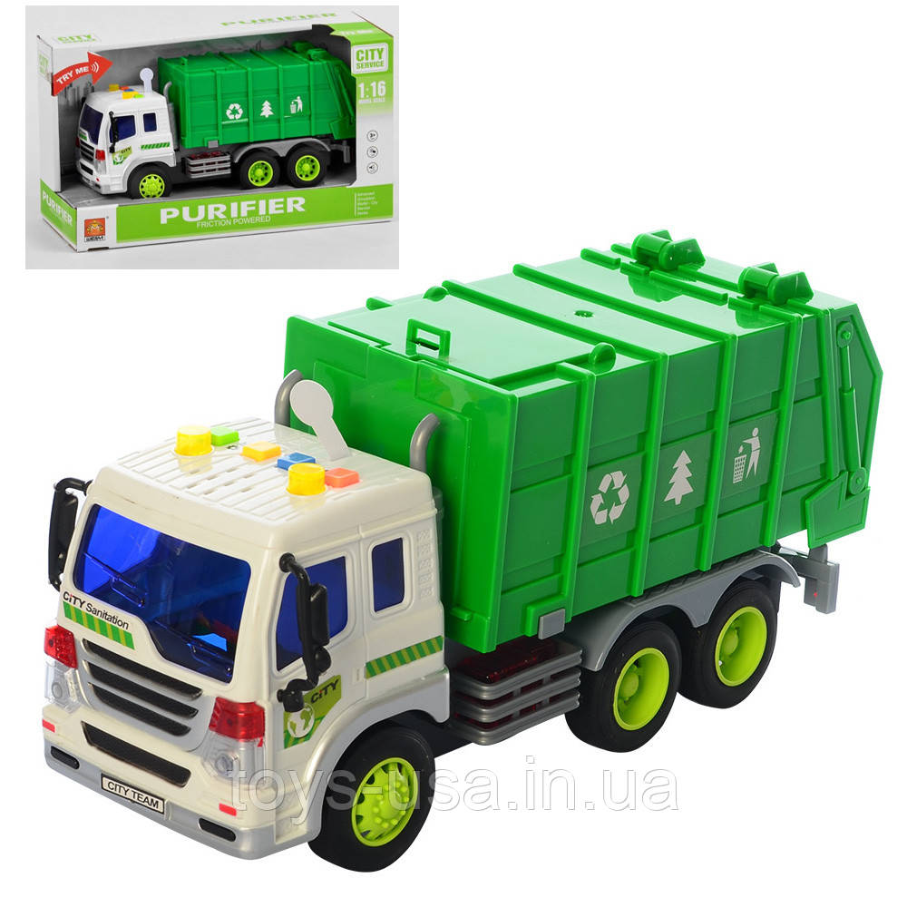 Машинка сміттєвоз інерційна арт. 320 A, фото 1
