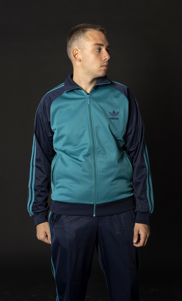 Чоловічий спортивний костюм адідас Теніс бірюзовий Вінтаж 90-х Adidas Австрія Спортивні костюми великі розміри
