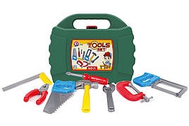 Дитячий пластиковий ігровий Набір інструментів ТехноК у валізі для хлопчика іграшковий будівельний набір