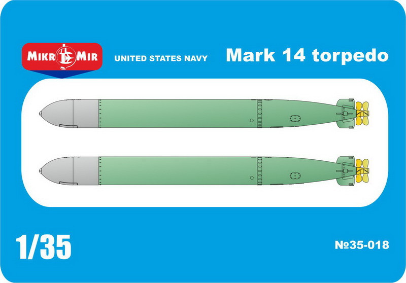 1/35 Mikro Mir 35-018 американська торпеда Mark 14
