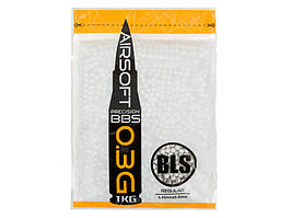 Кулі страйкбольні BLS Precision BB pellets 0.30 g - 1 кг - 3333 шт - White