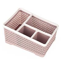 Підставка-органайзер для ножиць і гребінців, 4 секції 9100