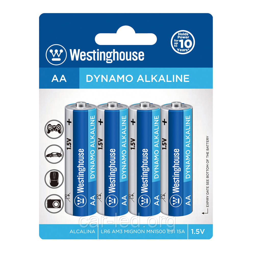 Динамо лужні батарейки AA Westinghouse Dynamo (Ціна вказана за 1 шт,)