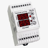 Терморегулятор двоканальний ТК-5 6А (1,3 кВат) цифровий DIN-рейка DigiTOP