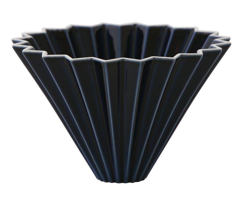 Пуровер для приготування кави порцеляновий Origami Dripper M Navy