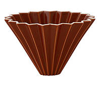 Пуровер фарфоровый Origami Dripper M Brown, 99300767