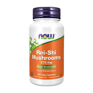 Лікувальні гриби рейші Now Foods Rei-Shi Mushroom 270 mg 100 veg caps