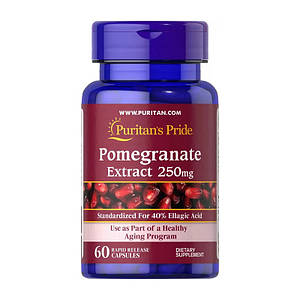 Экстракт граната Puritan's Pride Pomegranate Extract 250 mg 60 caps