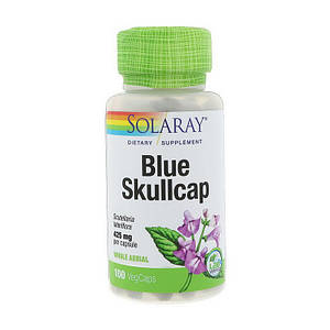 Для покращення сну Solaray Blue Skullcap 100 veg caps