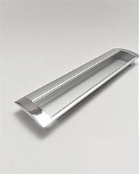 Ручка для меблів врізна алюміній/хром DU 08 160мм