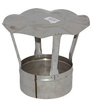 Одностінний Грибок для труби Ø110 мм для димоходів із неіржавкої сталі