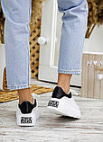 Шкіряні білі кеди Bruklin 7772-28, фото 5