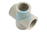 Хрестовина ППР 20 для поліпропіленових труб Evci Plastik