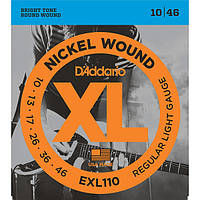 Струны D'Addario EXL110 Nickel Wound Regular Light 10-46