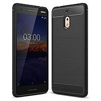 Чехол накладка Polished Carbon для Nokia 2.1