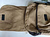 Чоловіча сумка барсетка з бавовни K008 пісочна, фото 5