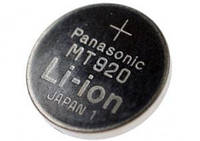 Аккумулятор дисковый литиевый Panasonic MT920, 1.5V, 5mAh