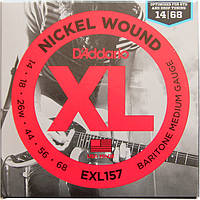 Струны D'Addario EXL157 Nickel Wound Baritone Medium 14-68