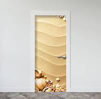 Виниловая 3Д наклейка на дверь (самоклеющаяся пленка ПВХ) 200 х 65 см