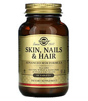 Вітамінний комплекс для шкіри, волосся і нігтів Solgar Skin Nails & Hair 60 таблеток