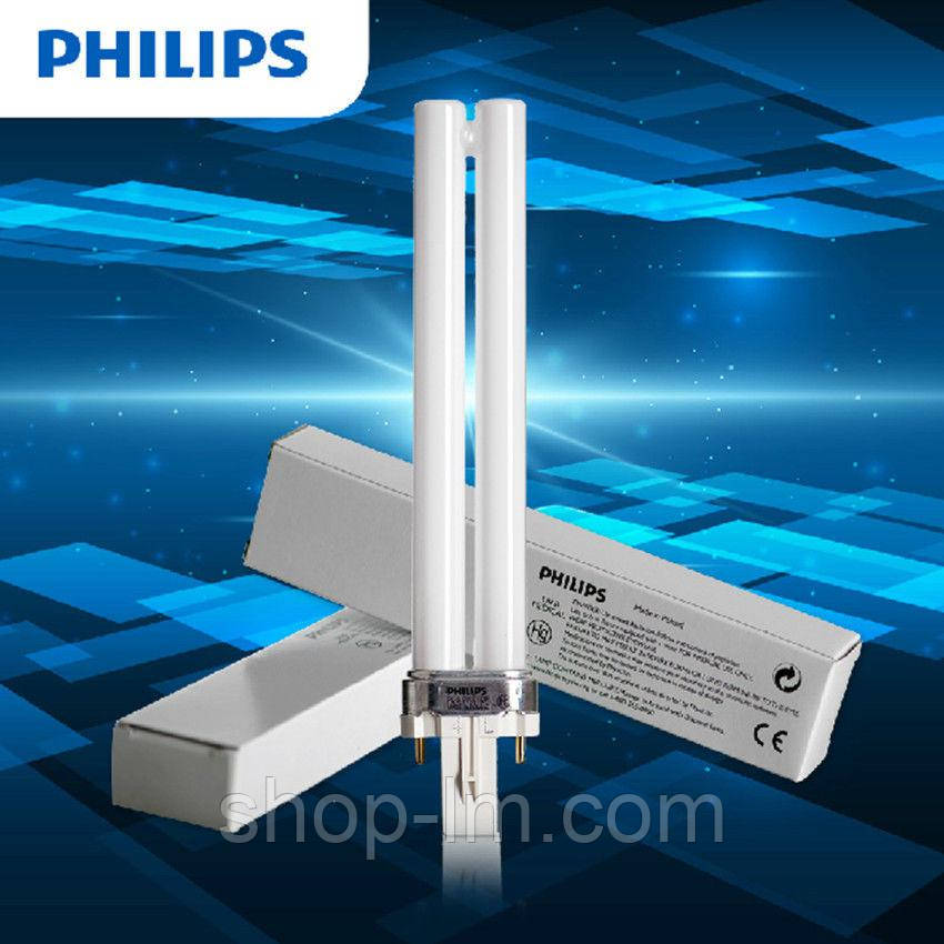 Лампа PHILIPS PL-S 9W / 01 / 2P до приладів Dermalight 80 UVB-311nm, psoroVIT UVB-311nm, KN-4003