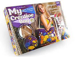 Набір для творчості DankoToys DT MCB-01-04 Сумка вишита стрічками та бісером My Creative Bag