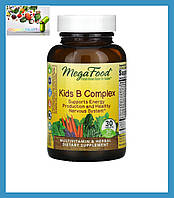 MegaFood, Комплекс витаминов группы B для детей, 30 таблеток
