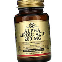 Альфа-ліпоєва кислота Solgar Alpha Lipoic Acid 200 mg 50 капс