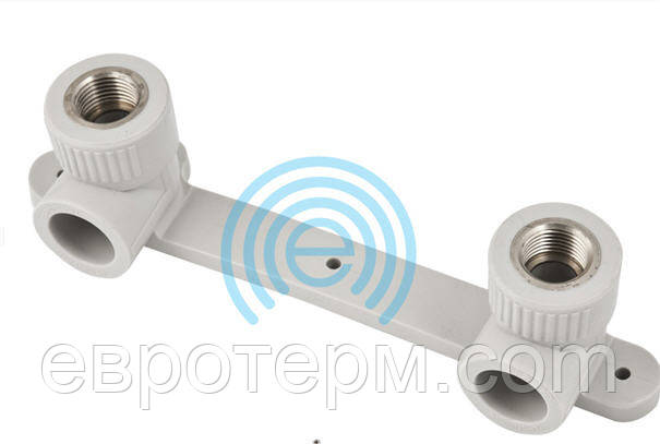 Планка настінна 20 х 1\2 для поліпропіленових труб Evci Plastik