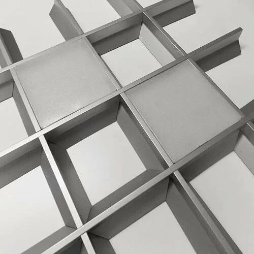 Система світильників грильято Svitlodar СГД36Вт 36W 4000К 150х150мм (2шт) трапецеподібні S-gr-36W2t-150-4200