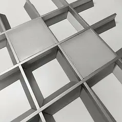 Система світильників грильято Svitlodar СГД36Вт 36W 4000К 150х150мм (2шт) трапецеподібні S-gr-36W2t-150-4200