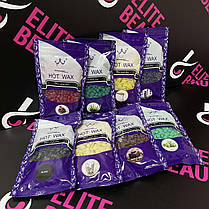 Гарячий віск в гранулах Hot Wax 100 гр чорний шоколад, молоко, фото 4