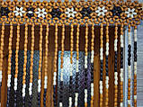 Декоративні штори з намистин дерево, фото 3
