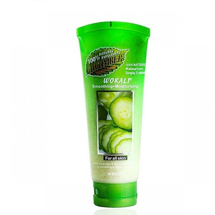 Скраб для особи Wokali Smoothing Moisturizing Cucumber WKL280 120 мл, фото 1