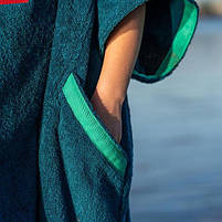 Халат Red Original Co Luxury Towelling Change Robe, Navy — S — дитячий пляжний халат, фото 5