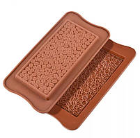Силіконова Форма плитка шоколаду "Кавові зерна"