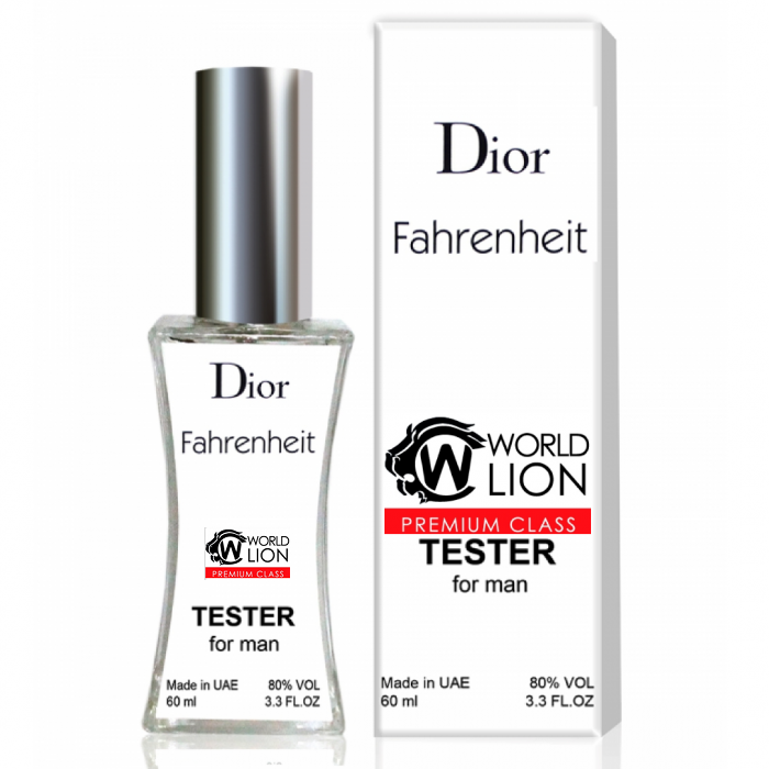 Тестер Christian Dior Fahrenheit чоловічий, 60 мл