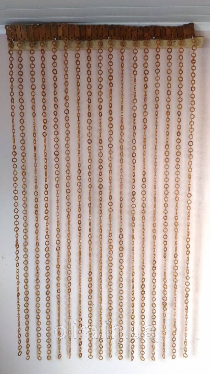 Штора дерев’яна кільця, фото 1