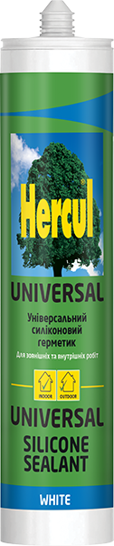 Силіконовий герметик універсальний Hercul Universal 280мл чорний