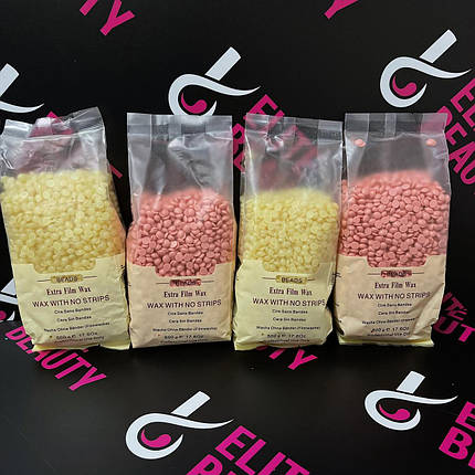Гарячий віск в гранулах для депіляції Extra Film Wax 500g, фото 1