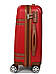 Средний качественный красный дорожный  чемодан (M) на 4 колесах фирма  AIRTEX Paris 949 red, фото 5