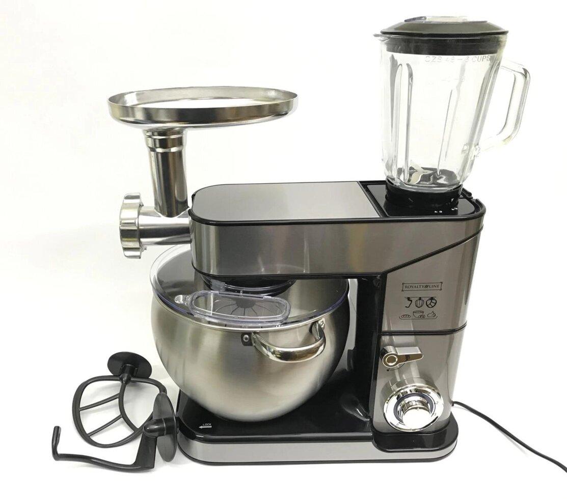 Кухонний комбайн 3в1 Royalty Silver Line RL-PKM-2500.472.9 2500 вт. Чаша 8,5 л.