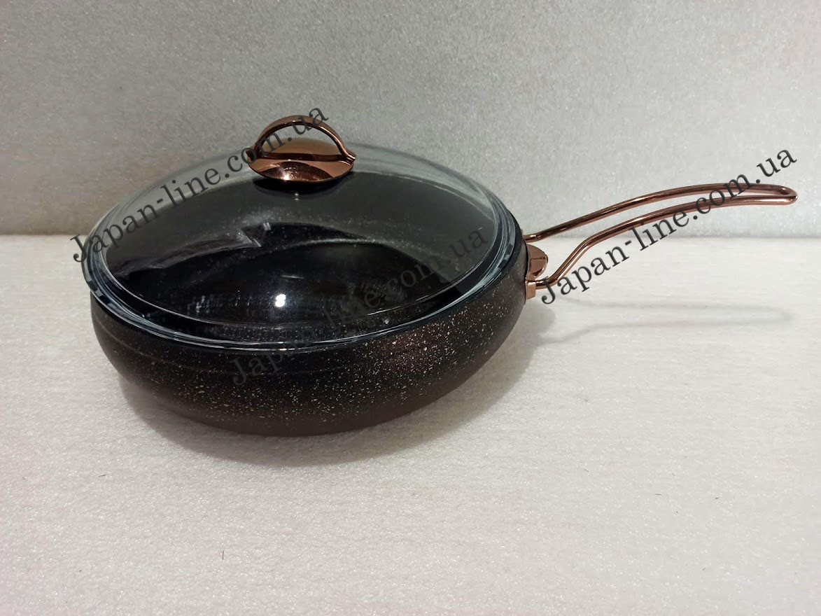 Сковорода-сотейник ( 30 см х 8 см 4 л.) OMS 3241-30 bronze