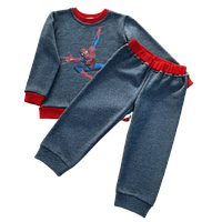 Теплый спортивный костюм для мальчика "Человек паук"